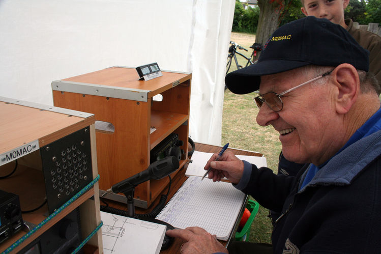 Jim M0MAC operating GB2UW
