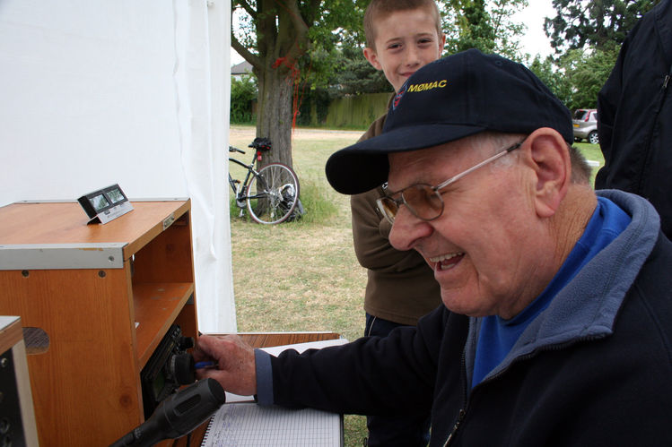 Jim M0MAC operating GB2UW
