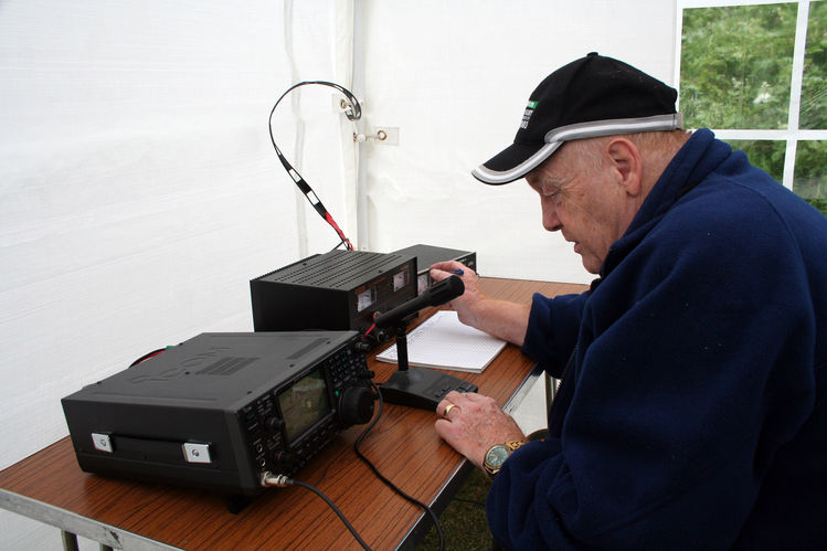 Alvin G1BTF operating GB2UW
