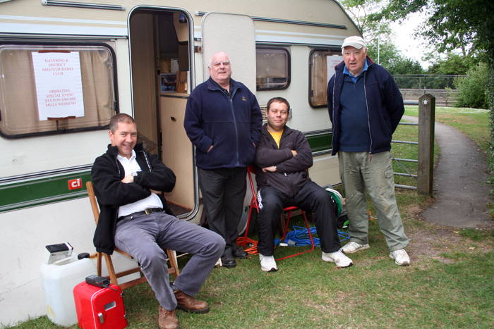 The lads at Mountnessing (plus OP's inside the van!)
