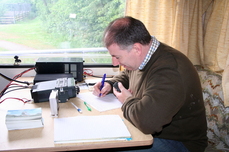 Kevin M6RJG operating GB4MW
