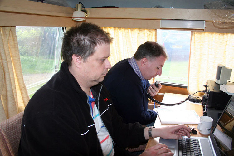 Graham and Kevin operating GB4MW - HF

