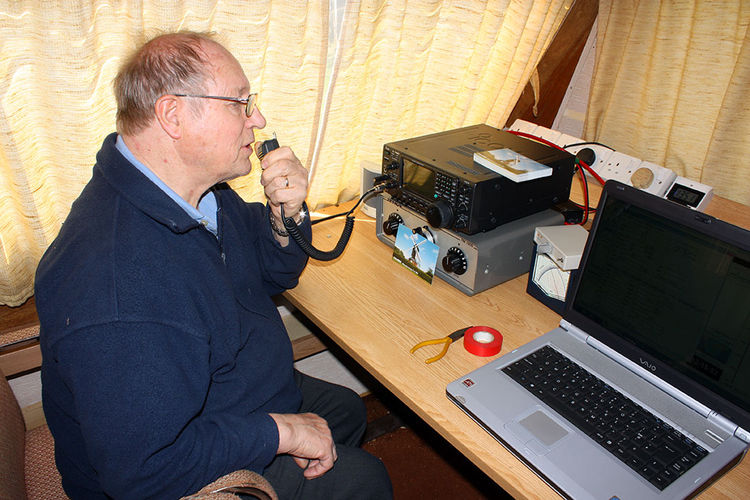 Fred operating GB4MW HF
