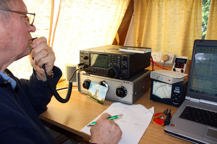 Fred operating GB4MW HF
