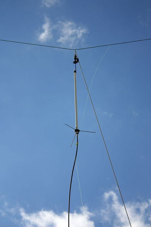 GB4MW VHF antenna, yes we made 68 contacts with this!
