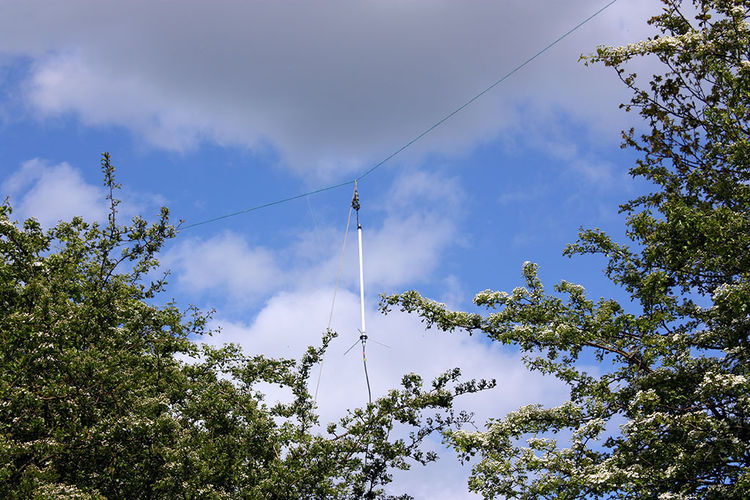 GB4MW VHF antenna, yes we made 68 contacts with this!
