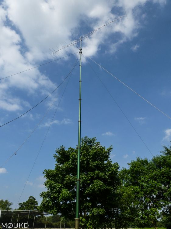 12m Scam mast with 2m Yagi
