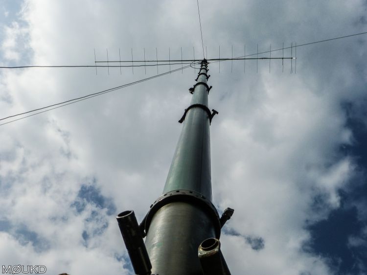 12m Scam mast with 2m Yagi
