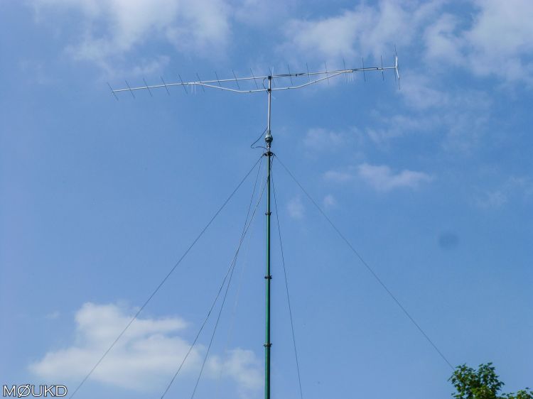 12m Scam mast with 2m Yagi
