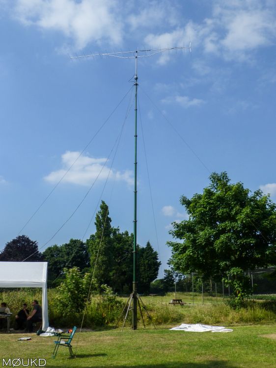 12m Scam mast with 2m Yagi
