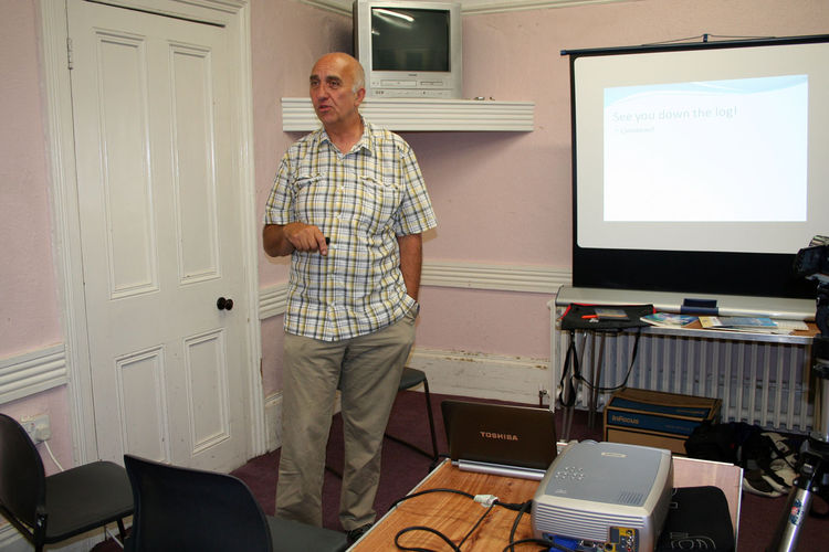 Don, G3XTT
Don, G3XTT who gave us a talk on August 10th on the preparations for the forthcoming DXpedition to Christmas Island
