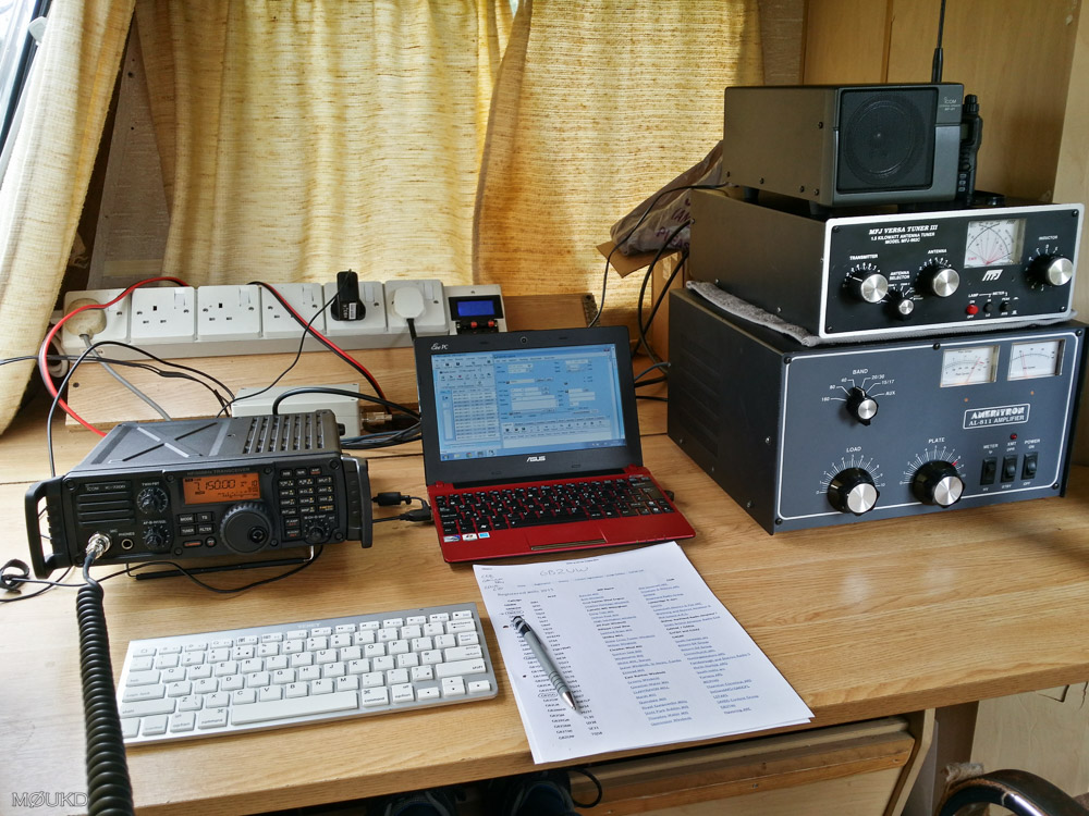 The 40m operating position
