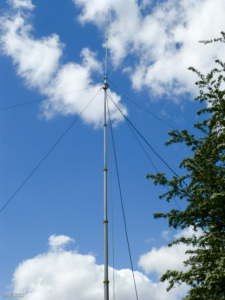 VHF aerial and the inverted V
