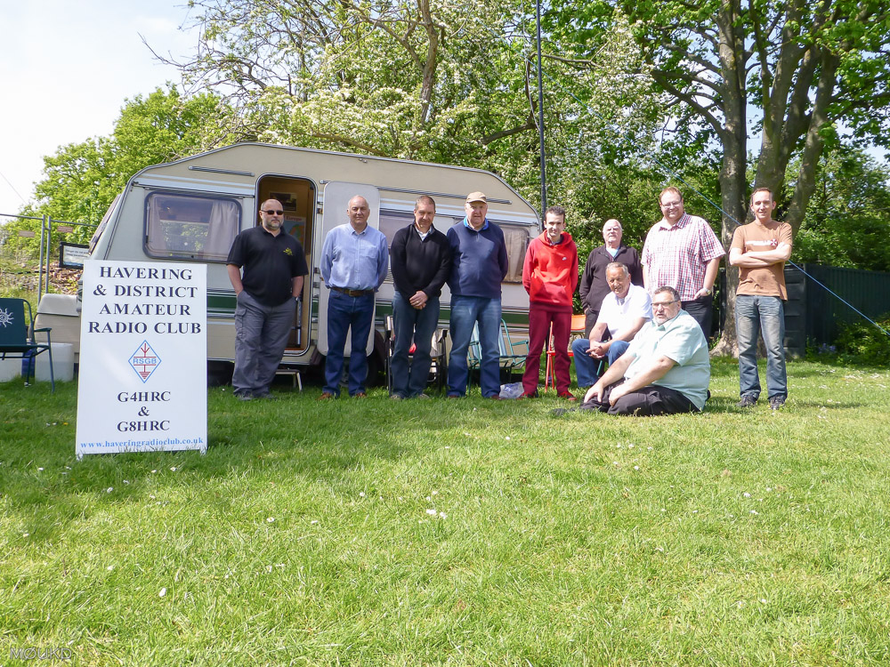 Some of the GB2UW and GB4MW team!
