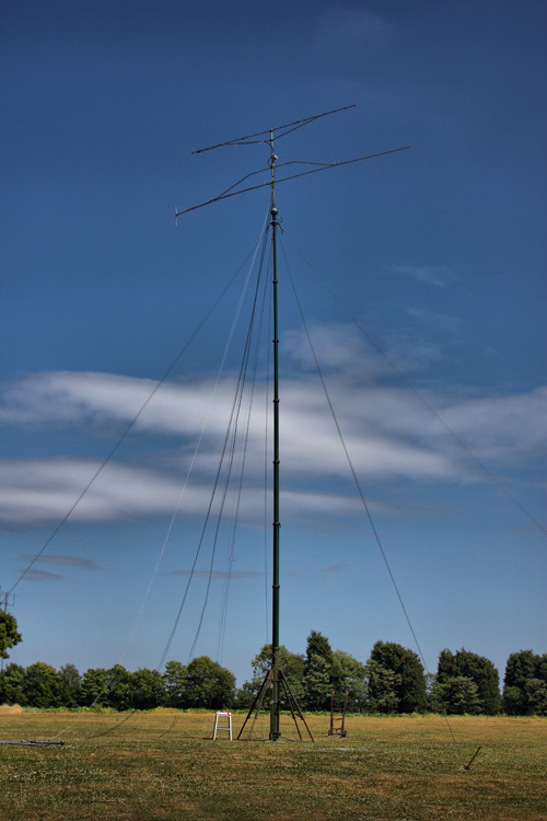 2m & 70cm Beams on mast
Photo by John M0UKD
