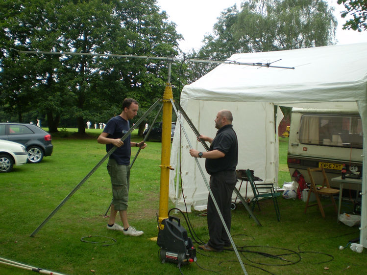 Left John M0UKD and Dave M0TAZ
