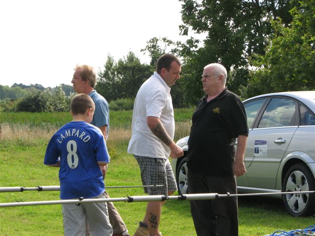 Now this beam will work better once in the air...honest !
