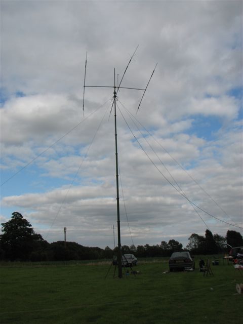 The tower and HF beam
