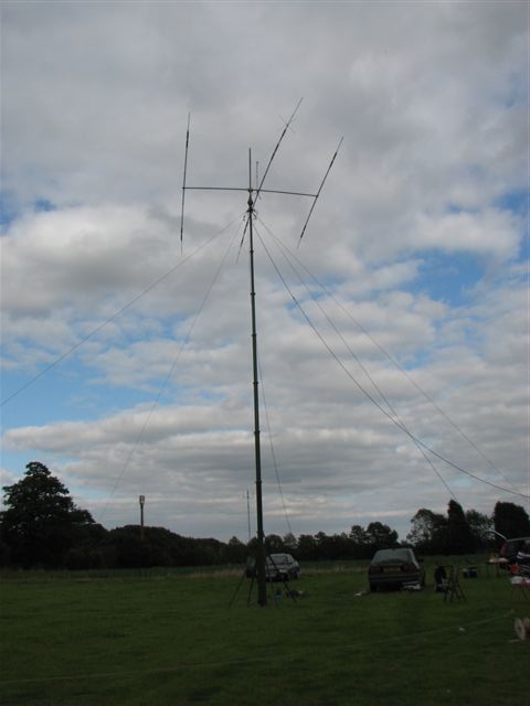 The tower and HF beam
