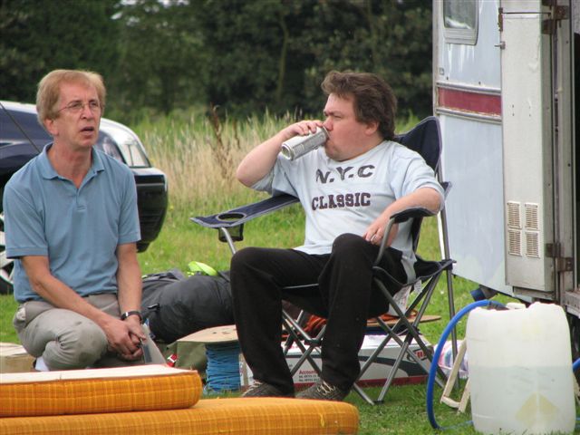 Alan G3RJI Left - Dave G4UNS right .. some time later
