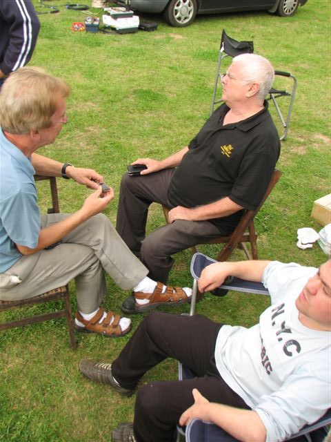 Left Alan g3RJI, Middle Bill G0BOF, right Dave G4UNS
