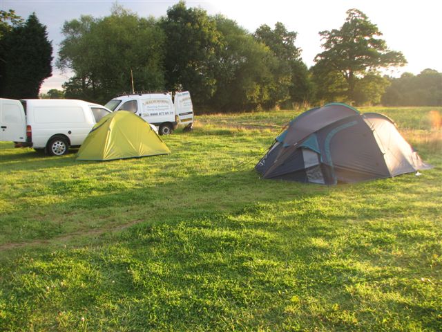 Some of the team decided to stay over night
