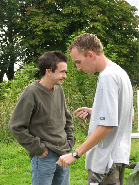 Left Michael M3DOV amd John 2E0UKD
