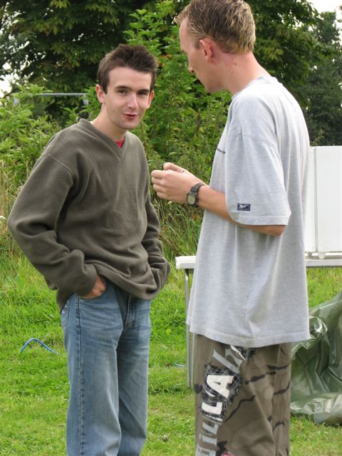 Left Michael M3DOV amd John 2E0UKD
