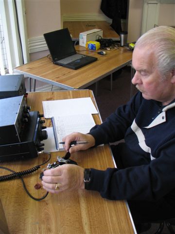 G3JSR Peter on the key
Keywords: cw radio hf gb4hrc g3jsr