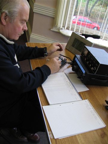 G3JSR Peter
Peter operating HF CW from Fairkytes Art centre Hornchurch
Keywords: G3JSR HF radio CW