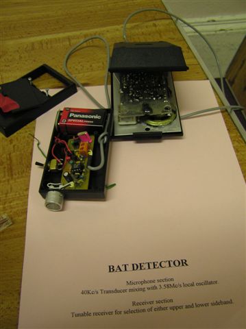 Bat detector
Bat detector entered by Oliver G3TPJ
Keywords: bat detector g3tpj