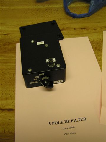 5 pole rf filter from g3tpj
G3TPJ Enters a 5 pole RF switch
Keywords: g3tpj homebrew rf switch