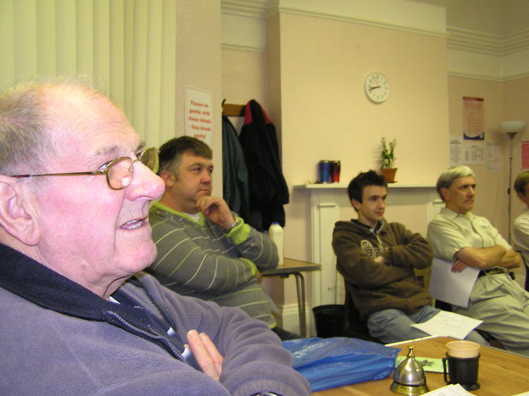 Technical Topics Lecture
Audience look on. 
Keywords: havering radio club amateur lecture