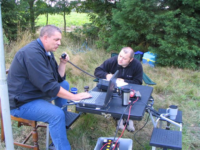 Left Greg 2E0FMS and Dave M0TAZ
