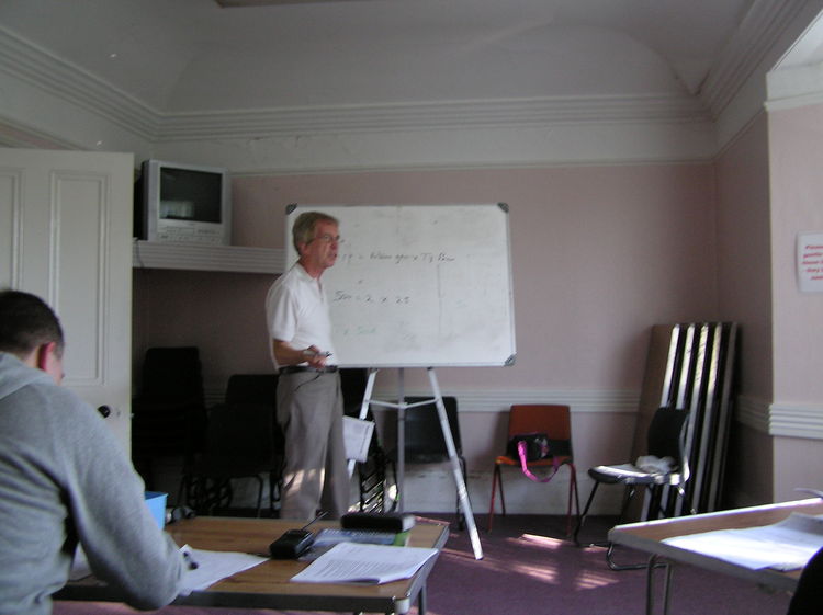 Alan G3RJI re-writing the manual
