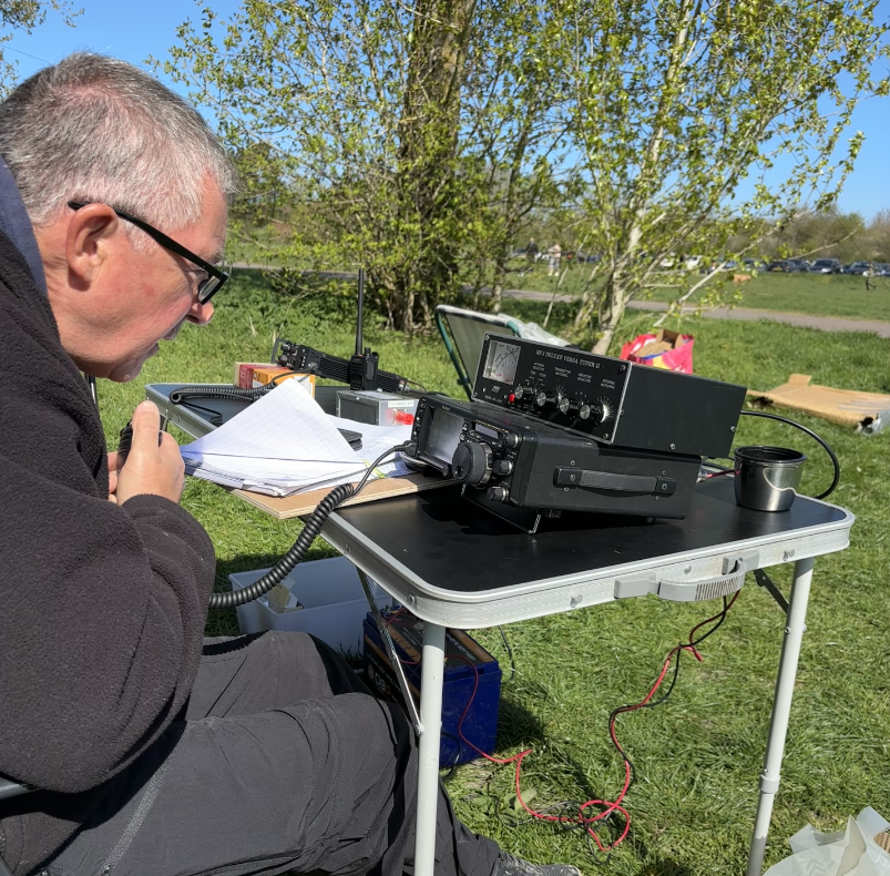 Kevin 2E0WKV
Kevin operating on HF 
