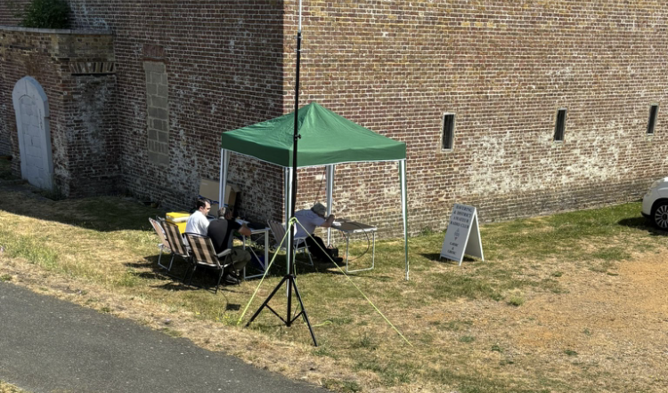 Museum And Radio Operating Tent
