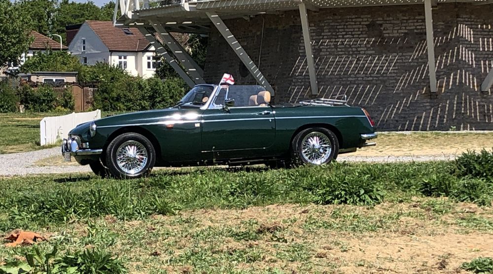 MG Convertable
Classic car made an appearance at the windmill site
