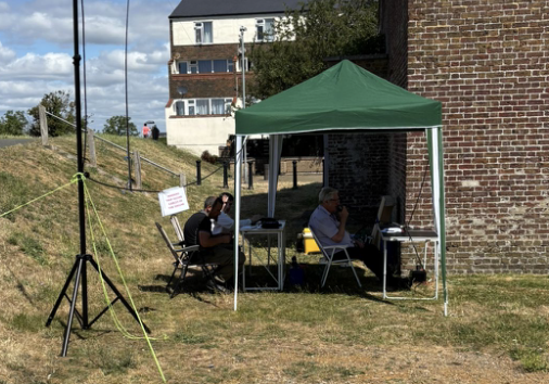 Radio Operating Tent
Mick M7EAO on VHF and Matt M7GHD Michael M3DOV both on HF
